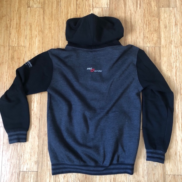 Gray/Black Zip-up Hoodie CU Crew - M - Picture 5 of 6
